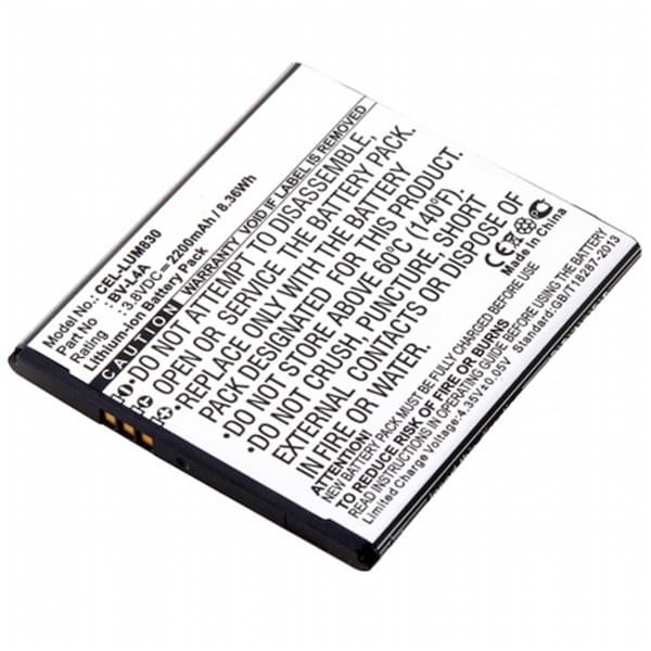 Dantona Replacement Cell Phone Battery for Nokia BV-L4A CEL-LUM830 - main